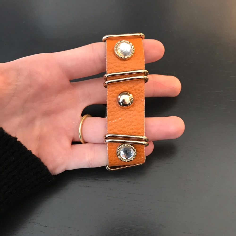 Orange bracelet